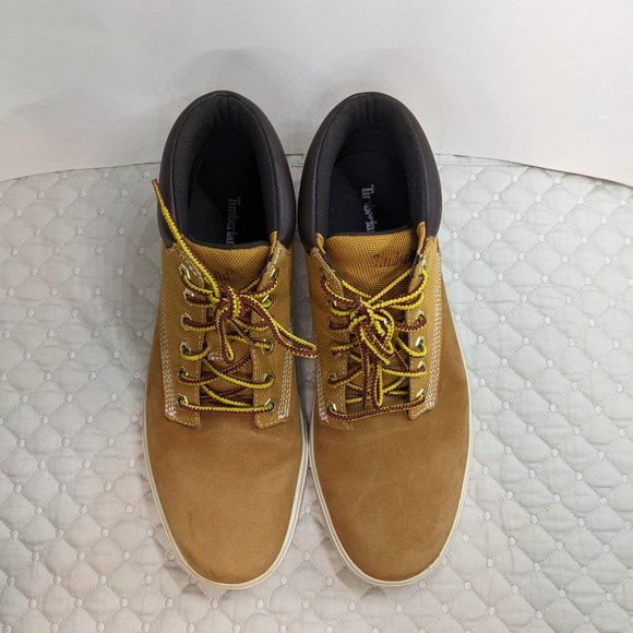 Timberland Men\'s Groveton Wheat Nubuck & Canvas Ortholite Chukka Boot - size 7 main image 11